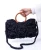 Black Floral Crochet Handbag